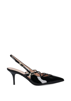 Love Moschino strappy point-toe pumps - Black