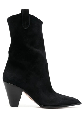 Aquazzura Saint Honore' Bootie 70 - Black