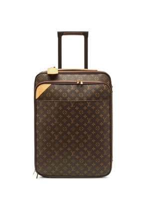 Louis Vuitton Pre-Owned 2012 Monogram canvas Pegase Legere 55 suitcase - Brown