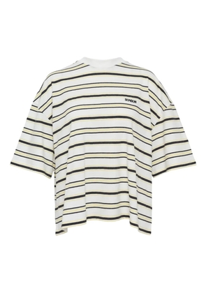 BONBOM half-length sleeves cropped T-shirt - White