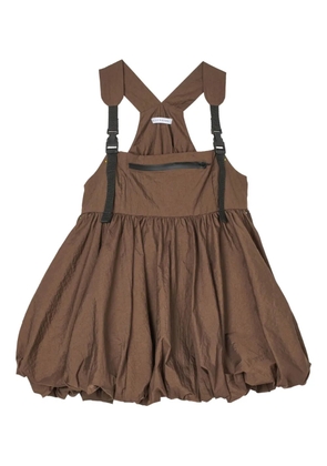Cecilie Bahnsen balloon peplum top - Brown