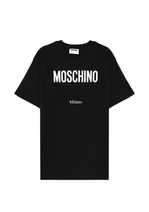 Moschino logo-print T-shirt - Black