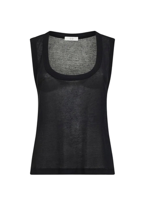 Co scoop-neck tank top - Black