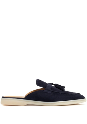 Scarosso Lucrezia suede mules - Blue