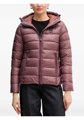 Blauer hooded quilted jacket - Purple