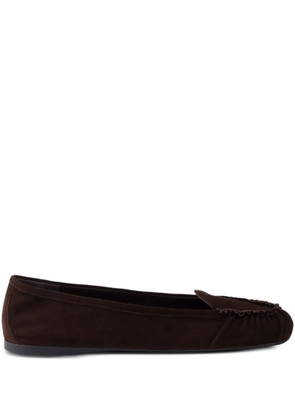 Prada suede loafers - Brown