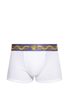 Versace scroll-print waistband boxers - White