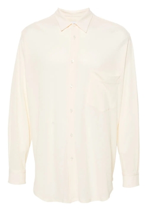 Magliano Intimo log-sleeve ribbed shirt - Neutrals
