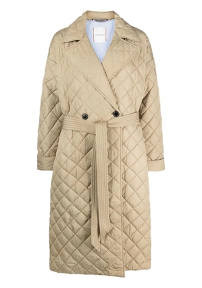 Tommy Hilfiger Sorona quilted belted coat - Neutrals