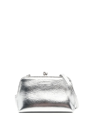 Jil Sander Goji Micro metallic leather bag - Grey