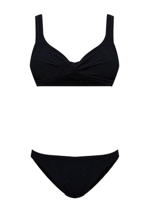 Hunza G Juno coverage crinkle bikini - Black
