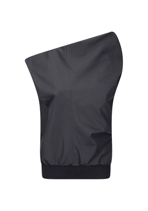 sacai poplin pullover top - Grey