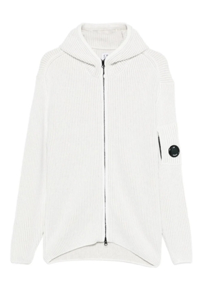 C.P. Company zip-up hoodie - White
