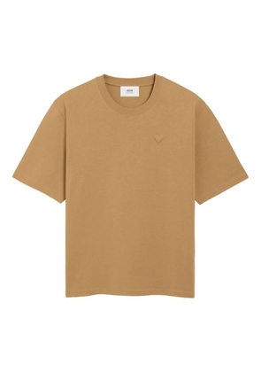AMI Paris Ami de Coeur cotton T-shirt - Brown