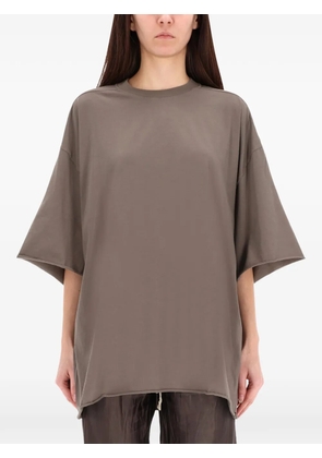 Rick Owens raw-cut T-shirt - Grey