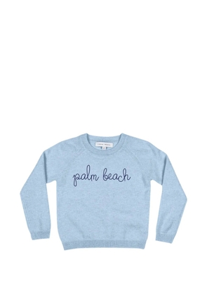 Lingua Franca crew-neck sweater - Blue
