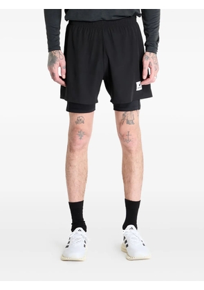 SAYSKY logo-patch performance shorts - Black