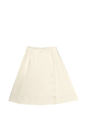 Jil Sander buttoned midi skirt - Neutrals