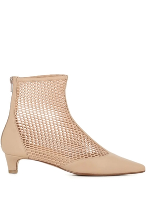 Antonio Barbato Maestri Veneziani 40mm Hanna mesh boots - Neutrals