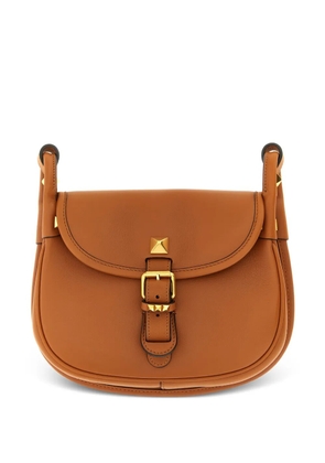 Valentino Garavani small Flaneuse stud cross-body bag - Brown