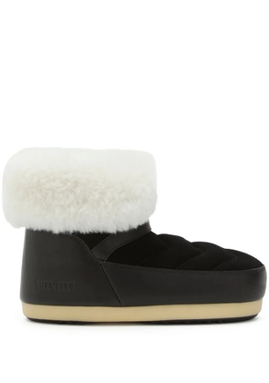 Moon Boot EVX quilted shearling boots - Black
