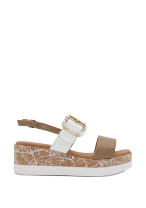 Ron White cork wedge sandals - Neutrals