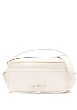 Jacquemus The Banet logo-plaque leather shoulder bag - Neutrals