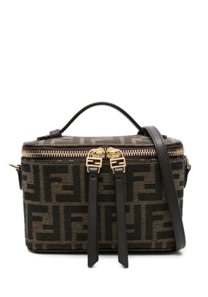 FENDI Vanity FF-pattern top-handle mini bag - Brown
