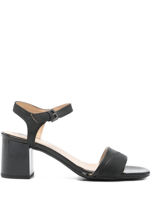 Geox 65mm block-heel buckle sandals - Black