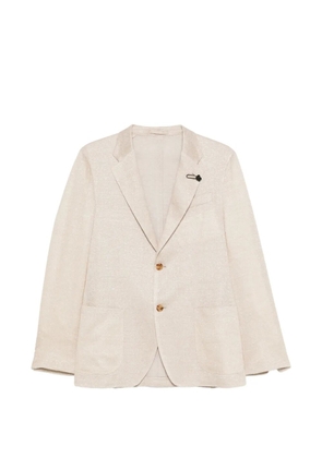 Lardini single-breasted blazer - Neutrals