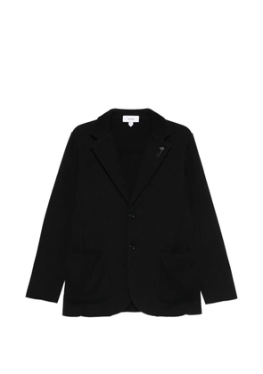 Lardini notched patch-pocket jacket - Black