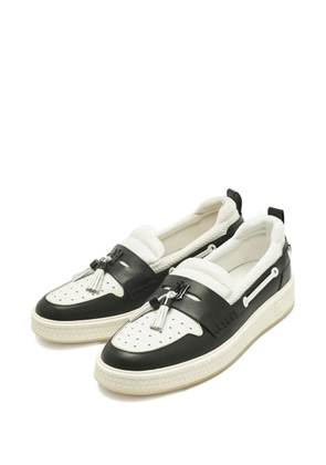 AMIRI MA1 tassel-detail leather loafers - White