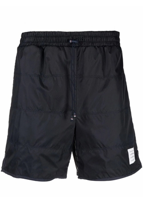 Thom Browne ripstop track shorts - Black