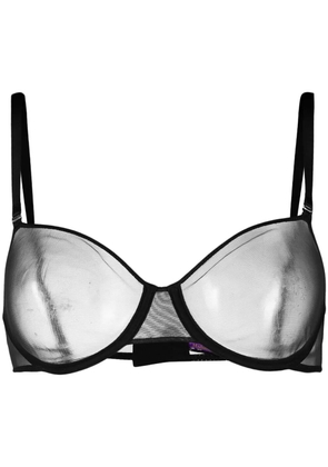 Maison Close L'Amoureuse Soutien Gorge Corbeille bra - Black