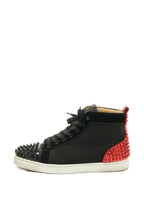 Christian Louboutin Pre-Owned Louis spike-stud sneakers - Black