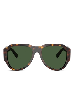 Dolce & Gabbana Eyewear geometric frame sunglasses - Brown