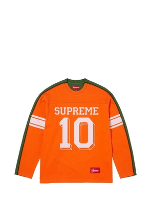 Supreme split long-sleeved sweater - Orange