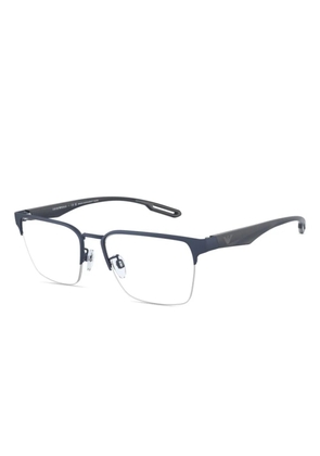 Emporio Armani square-frame glasses - Blue