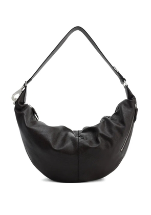 LEMAIRE Quiver curved zip shoulder bag - Brown