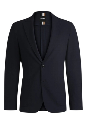 BOSS single-breasted blazer - Blue
