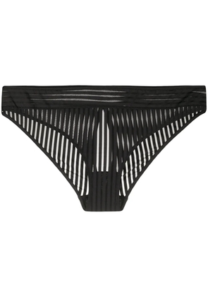 Maison Close cutout briefs - Black