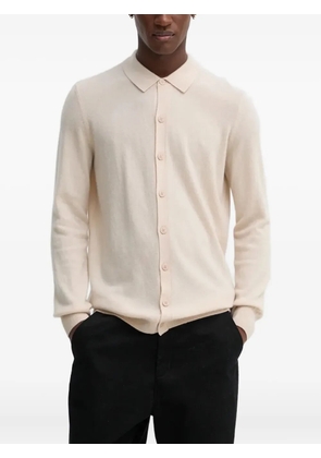 FROM FUTURE buttoned collared cardigan - Neutrals