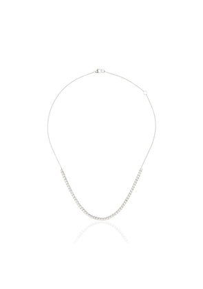 Dana Rebecca Designs 14kt white gold and diamond half chain necklace - Silver