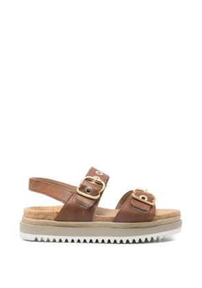 GABOR buckle strap sandals - Brown