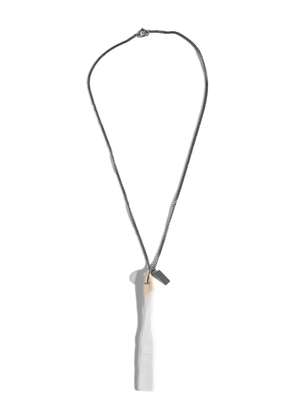 MM6 Maison Margiela Paintbrush necklace - Silver