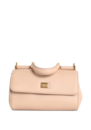 Dolce & Gabbana My Sicily flap leather tote bag - Neutrals