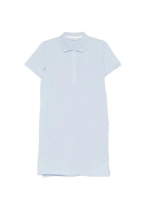 Gant polo-collar short-sleeve dress - Blue