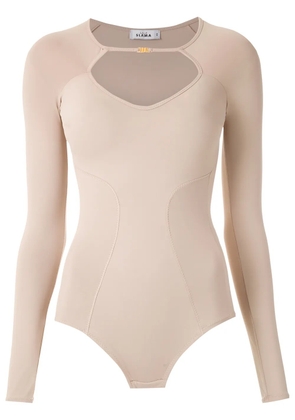 Amir Slama long sleeved bodysuit - Neutrals