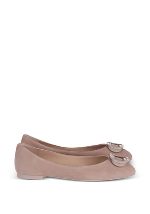 Stuart Weitzman ballet buckle ballet flat - Neutrals