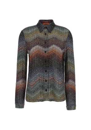 Missoni sequin zigzag shirt - Grey